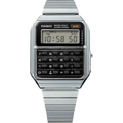 Casio Armbanduhr, CA-500WE-1AEF, Silber, (Chronograph, Digitaluhr, 34 mm) Casio Armbanduhr, CA-500WE-1AEF, Silber, (Chronograph, Digitaluhr, 34 mm)