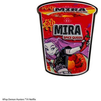 Cinereplicas, Anstecknadel, Kpop Demon Hunters Mira Spice Queen Noodles Pin, Mehrfarbig Cinereplicas, Anstecknadel, Kpop Demon Hunters Mira Spice Queen Noodles Pin, Mehrfarbig