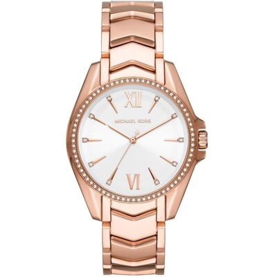 Michael Kors, Armbanduhr, Whitney, Rosa, Weiss, (Analoguhr, 38 mm) Michael Kors, Armbanduhr, Whitney, Rosa, Weiss, (Analoguhr, 38 mm)