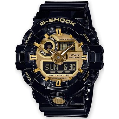 G-Shock, Armbanduhr, Ga-710, Schwarz, (Analoguhr, Digitaluhr, 53.40 mm) G-Shock, Armbanduhr, Ga-710, Schwarz, (Analoguhr, Digitaluhr, 53.40 mm)