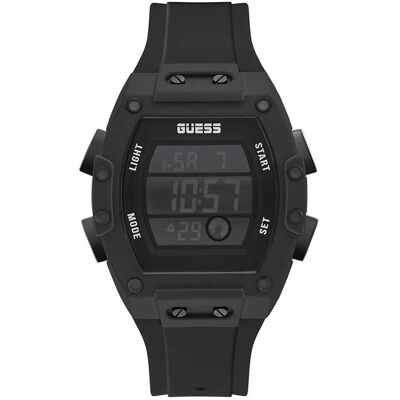 Guess Armbanduhr, Tonneau GW0340G4, Grau, Schwarz, (Chronograph, 43 mm) Guess Armbanduhr, Tonneau GW0340G4, Grau, Schwarz, (Chronograph, 43 mm)