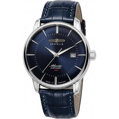 Zeppelin, Armbanduhr, Atlantic 84603 Uhr Automatik, Blau, Silber, (Analoguhr, 41 mm) Zeppelin, Armbanduhr, Atlantic 84603 Uhr Automatik, Blau, Silber, (Analoguhr, 41 mm)