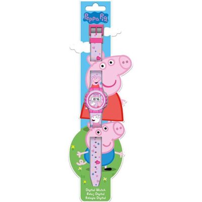 Kids Euroswan, Armbanduhr, Peppa Pig digital watch, Pink, (Digitaluhr) Kids Euroswan, Armbanduhr, Peppa Pig digital watch, Pink, (Digitaluhr)
