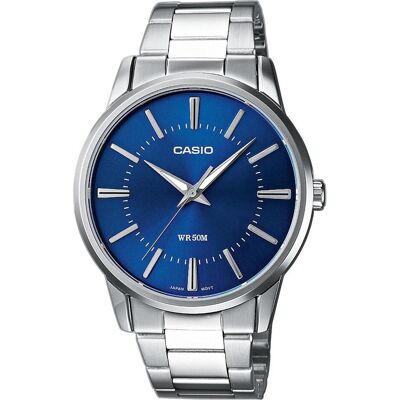 Casio Armbanduhr, EU WATCHES Mod. MTP-1303PD-2AVEG, Blau, Silber, (Analoguhr, 40 mm) Casio Armbanduhr, EU WATCHES Mod. MTP-1303PD-2AVEG, Blau, Silber, (Analoguhr, 40 mm)