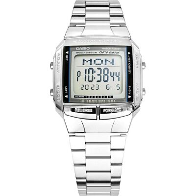 Casio Armbanduhr, Databank, Schwarz, Grau, Silber, (Digitaluhr, 38 mm) Casio Armbanduhr, Databank, Schwarz, Grau, Silber, (Digitaluhr, 38 mm)