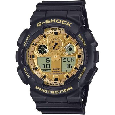Casio Armbanduhr, GA-100GGB-1A9ER, Schwarz Casio Armbanduhr, GA-100GGB-1A9ER, Schwarz