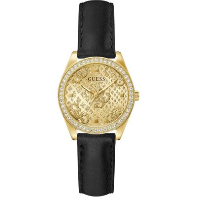 Guess Armbanduhr, - Boa GW0989L2, Gold, Schwarz, (Analoguhr, 32 mm) Guess Armbanduhr, - Boa GW0989L2, Gold, Schwarz, (Analoguhr, 32 mm)