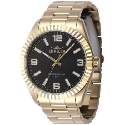 Invicta, Armbanduhr, Specialty 47458, Gold, Schwarz, Silber, (Analoguhr, 48 mm) Invicta, Armbanduhr, Specialty 47458, Gold, Schwarz, Silber, (Analoguhr, 48 mm)