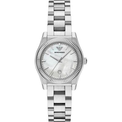 Giorgio Armani Emporio Armani, Armbanduhr, AR11723 Silber – Elegant & Zeitlos, Silber, (Analoguhr, 32 mm) Giorgio Armani Emporio Armani, Armbanduhr, AR11723 Silber – Elegant & Zeitlos, Silber, (Analoguhr, 32 mm)