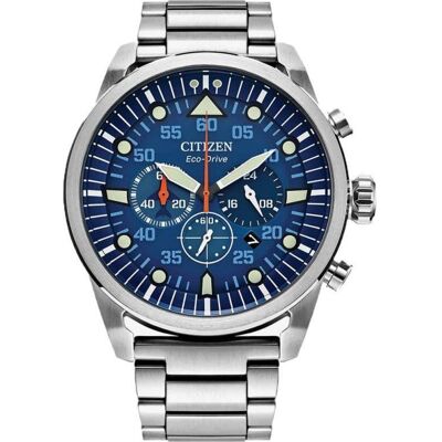 Citizen Armbanduhr, Cronografo Eco-Drive Acciaio Inossidabile Orologio Classico, Silber, (Chronograph) Citizen Armbanduhr, Cronografo Eco-Drive Acciaio Inossidabile Orologio Classico, Silber, (Chronograph)