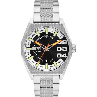 Diesel Armbanduhr, Scraper, Silber, (Analoguhr, 43 mm) Diesel Armbanduhr, Scraper, Silber, (Analoguhr, 43 mm)