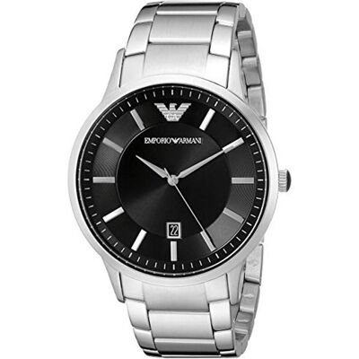 Giorgio Armani Emporio Armani, Armbanduhr, Orologio Armani, Schwarz, (Analoguhr, 43 mm) Giorgio Armani Emporio Armani, Armbanduhr, Orologio Armani, Schwarz, (Analoguhr, 43 mm)