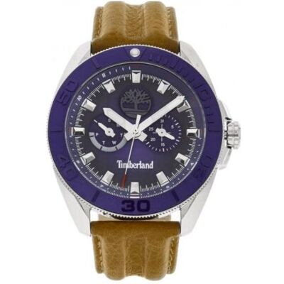 Timberland Armbanduhr, Men's Watch TDWGF2200903 (Ø 45 mm), Blau, Braun, Grau, (Analoguhr, 45 mm) Timberland Armbanduhr, Men's Watch TDWGF2200903 (Ø 45 mm), Blau, Braun, Grau, (Analoguhr, 45 mm)