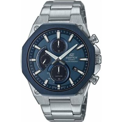 Casio Armbanduhr, Edifice Premium, Silber, (Analoguhr, Chronograph, 49.30 mm) Casio Armbanduhr, Edifice Premium, Silber, (Analoguhr, Chronograph, 49.30 mm)