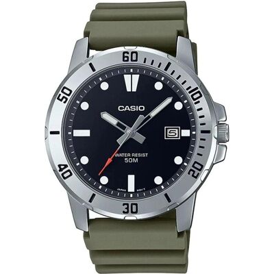 Casio Armbanduhr, Collection - MTP-VD01-3E, Blau, Grün, Grau, (45 mm) Casio Armbanduhr, Collection - MTP-VD01-3E, Blau, Grün, Grau, (45 mm)