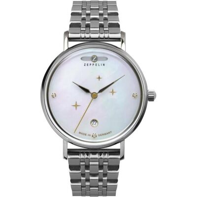 Zeppelin, Armbanduhr, 7131M-1 Luna, Silber, (Swiss Made) Zeppelin, Armbanduhr, 7131M-1 Luna, Silber, (Swiss Made)