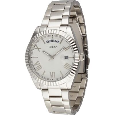 Guess Armbanduhr, Watches LADIES GW0308L1, Weiss, Grau, Silber, (Analoguhr, 36 mm) Guess Armbanduhr, Watches LADIES GW0308L1, Weiss, Grau, Silber, (Analoguhr, 36 mm)