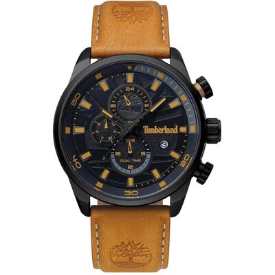 Timberland Armbanduhr, Henniker II, Schwarz, Braun, (Analoguhr, 46 mm) Timberland Armbanduhr, Henniker II, Schwarz, Braun, (Analoguhr, 46 mm)