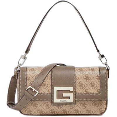Guess Armbanduhr, Brightside, Polyurethane, Textile Bag, 4G Logo, Latte, For Women, Braun Guess Armbanduhr, Brightside, Polyurethane, Textile Bag, 4G Logo, Latte, For Women, Braun