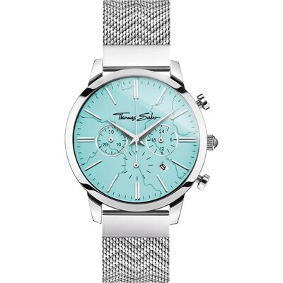 Thomas Sabo, Armbanduhr, Arizona Spirit, Silber, (Chronograph, 42 mm) Thomas Sabo, Armbanduhr, Arizona Spirit, Silber, (Chronograph, 42 mm)