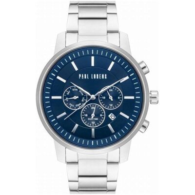 Paul Lorens, Armbanduhr, Herrenuhr PL6647B-6C1 + BOX, Schwarz, Silber, (Chronograph, 46 mm) Paul Lorens, Armbanduhr, Herrenuhr PL6647B-6C1 + BOX, Schwarz, Silber, (Chronograph, 46 mm)