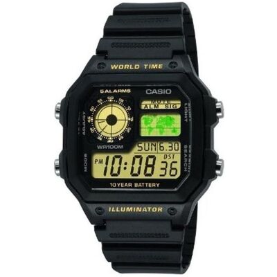 Casio Armbanduhr, Collection AE-1200WH-1BVEF, Schwarz, (45 mm) Casio Armbanduhr, Collection AE-1200WH-1BVEF, Schwarz, (45 mm)