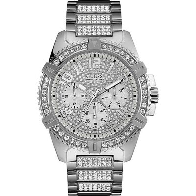 Guess Armbanduhr, Watches GENTS W0799G1, Silber, (Analoguhr, 48 mm) Guess Armbanduhr, Watches GENTS W0799G1, Silber, (Analoguhr, 48 mm)