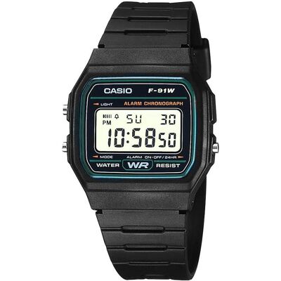 Casio Armbanduhr, Retro Vintage - F-91W-3D, Schwarz, (Digitaluhr, 33 mm) Casio Armbanduhr, Retro Vintage - F-91W-3D, Schwarz, (Digitaluhr, 33 mm)
