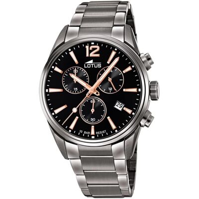 Lotus Armbanduhr, 18682/2 Chronograph, Grau, Schwarz, (Chronograph, 42 mm) Lotus Armbanduhr, 18682/2 Chronograph, Grau, Schwarz, (Chronograph, 42 mm)
