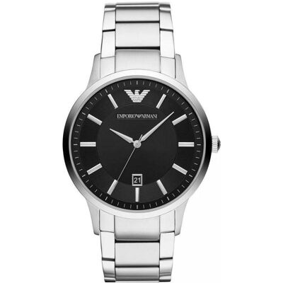 Giorgio Armani Emporio Armani, Armbanduhr, Renato, Silber, (Analoguhr, 42 mm) Giorgio Armani Emporio Armani, Armbanduhr, Renato, Silber, (Analoguhr, 42 mm)