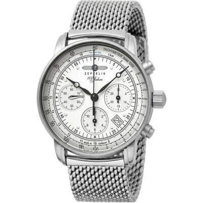 Zeppelin, Armbanduhr, 8618M1, Silber, (Analoguhr, Chronograph, 42 mm) Zeppelin, Armbanduhr, 8618M1, Silber, (Analoguhr, Chronograph, 42 mm)
