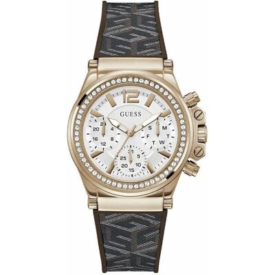 Guess Armbanduhr, Watches LADIES GW0621L5, Rosa, Weiss, Braun, (Analoguhr, 38 mm) Guess Armbanduhr, Watches LADIES GW0621L5, Rosa, Weiss, Braun, (Analoguhr, 38 mm)