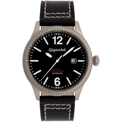 Gigandet, Armbanduhr, Analoge Automatikuhr mit Lederarmband, wasserdicht bis 100 m, Schwarz, (Analoguhr) Gigandet, Armbanduhr, Analoge Automatikuhr mit Lederarmband, wasserdicht bis 100 m, Schwarz, (Analoguhr)