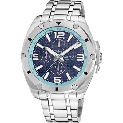 Nautica, Armbanduhr, NAPTCS225, Silber, (Analoguhr, 42 mm) Nautica, Armbanduhr, NAPTCS225, Silber, (Analoguhr, 42 mm)