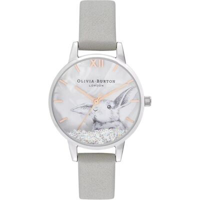 Olivia Burton, Armbanduhr, Armbanduhr mit Lederband, Mehrfarbig, (Analoguhr, 30 mm) Olivia Burton, Armbanduhr, Armbanduhr mit Lederband, Mehrfarbig, (Analoguhr, 30 mm)