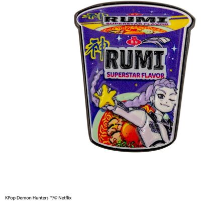 Cinereplicas, Anstecknadel, Kpop Demon Hunters Rumi Superstar Flavor Noodles Pin, Mehrfarbig Cinereplicas, Anstecknadel, Kpop Demon Hunters Rumi Superstar Flavor Noodles Pin, Mehrfarbig