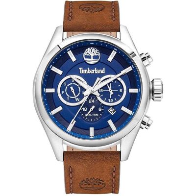 Timberland Armbanduhr, Ashmont, Silber, Blau, Braun, Beige, Türkis, (Analoguhr) Timberland Armbanduhr, Ashmont, Silber, Blau, Braun, Beige, Türkis, (Analoguhr)