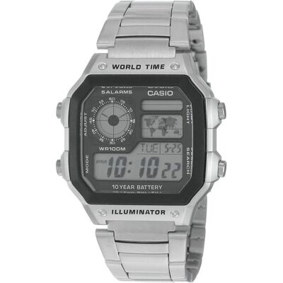 Casio Armbanduhr, Sports - AE-1200WHD-1A, Schwarz, Silber, (Digitaluhr, Sportuhr, 42 mm) Casio Armbanduhr, Sports - AE-1200WHD-1A, Schwarz, Silber, (Digitaluhr, Sportuhr, 42 mm)