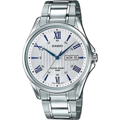 Casio Armbanduhr, Collection - MTP-1384D-7A2VEF, Silber, (41 mm) Casio Armbanduhr, Collection - MTP-1384D-7A2VEF, Silber, (41 mm)