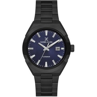 Daniel Klein, Armbanduhr, DK.1.14145-5, Blau, Schwarz, (Analoguhr, 40 mm) Daniel Klein, Armbanduhr, DK.1.14145-5, Blau, Schwarz, (Analoguhr, 40 mm)