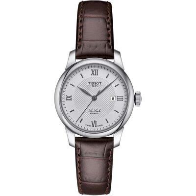 Tissot, Armbanduhr, Le Locle Automatic Lady, Schwarz, Silber, (Analoguhr, 29 mm) Tissot, Armbanduhr, Le Locle Automatic Lady, Schwarz, Silber, (Analoguhr, 29 mm)