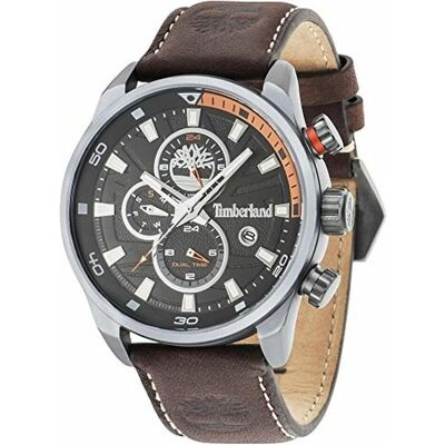 Timberland Armbanduhr, Henniker II, Braun, Silber, Schwarz, (Analoguhr, 46 mm) Timberland Armbanduhr, Henniker II, Braun, Silber, Schwarz, (Analoguhr, 46 mm)