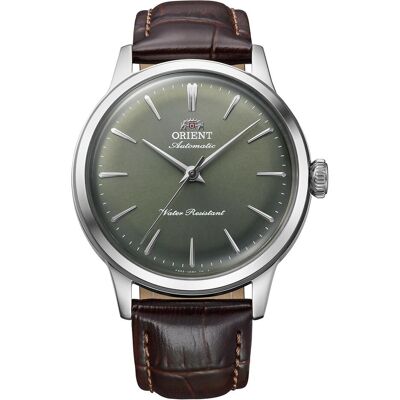 Orient, Armbanduhr, Classic Bambino 36mm - RA-BB0102E, Grün, Braun, Grau, (Analoguhr, 36 mm) Orient, Armbanduhr, Classic Bambino 36mm - RA-BB0102E, Grün, Braun, Grau, (Analoguhr, 36 mm)