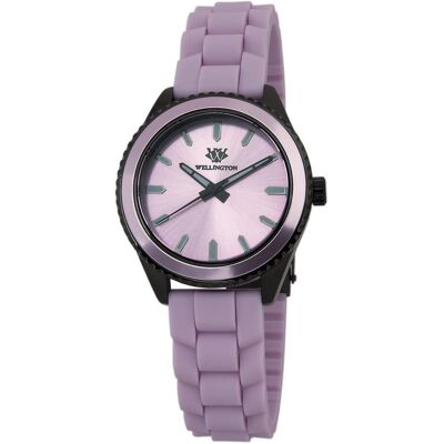 Wellington, Armbanduhr, Karamea analog silicone ladies watch WN508668 pink band ring, Pink, (Analoguhr, 37 mm) Wellington, Armbanduhr, Karamea analog silicone ladies watch WN508668 pink band ring, Pink, (Analoguhr, 37 mm)