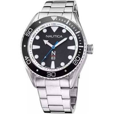 Nautica, Armbanduhr, NAPFWF117, Silber, (Analoguhr, 42 mm) Nautica, Armbanduhr, NAPFWF117, Silber, (Analoguhr, 42 mm)