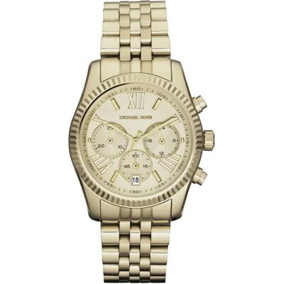 Michael Kors, Armbanduhr, Lexington, Gold, (Chronograph, 38 mm) Michael Kors, Armbanduhr, Lexington, Gold, (Chronograph, 38 mm)