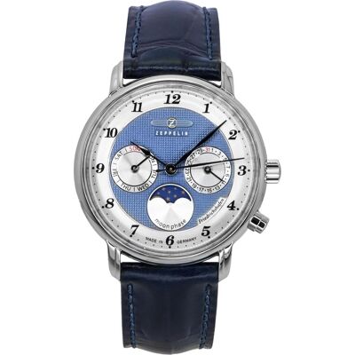 Zeppelin, Armbanduhr, Friedrichshafen 85373 Uhr 36mm, Blau, (Analoguhr, 35 mm) Zeppelin, Armbanduhr, Friedrichshafen 85373 Uhr 36mm, Blau, (Analoguhr, 35 mm)
