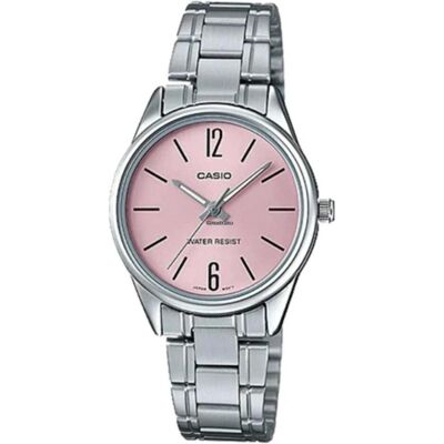 Casio Armbanduhr, Collection, Silber, Pink, (28 mm) Casio Armbanduhr, Collection, Silber, Pink, (28 mm)
