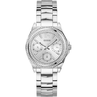 Guess Armbanduhr, Laikrodis Watches LADIES GW0685L1, Silber, (Analoguhr, 36 mm) Guess Armbanduhr, Laikrodis Watches LADIES GW0685L1, Silber, (Analoguhr, 36 mm)