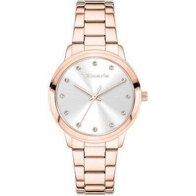 Tamaris Armbanduhr, TT0155MQ Womens Analogue Quartz Watch with Stainless Steel Bracelet Pink pink strappy, Pink, (Analoguhr, 33 mm) Tamaris Armbanduhr, TT0155MQ Womens Analogue Quartz Watch with Stainless Steel Bracelet Pink pink strappy, Pink, (Analoguhr, 33 mm)
